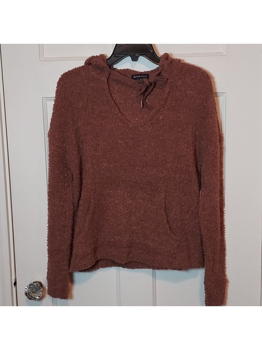 Beyond Yoga Cloud Cover Hoodie in Walnut